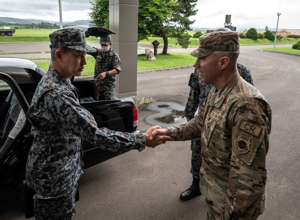 Air Force leaders integrate with JASDF partners at Yakumo Air Base