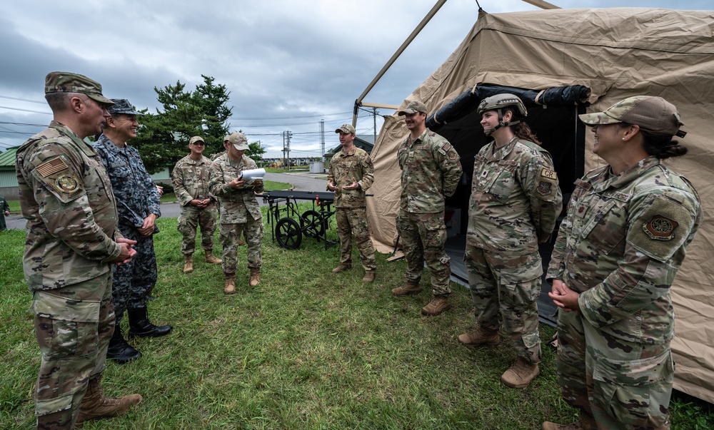 Air Force leaders integrate with JASDF partners at Yakumo Air Base