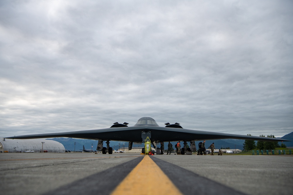 B-2 Spirit lands at JBER