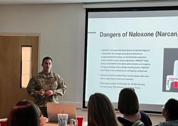 Texas Counterdrug briefs Dead on Arrival fentanyl curriculum to Texas DFPS Child Protective Services