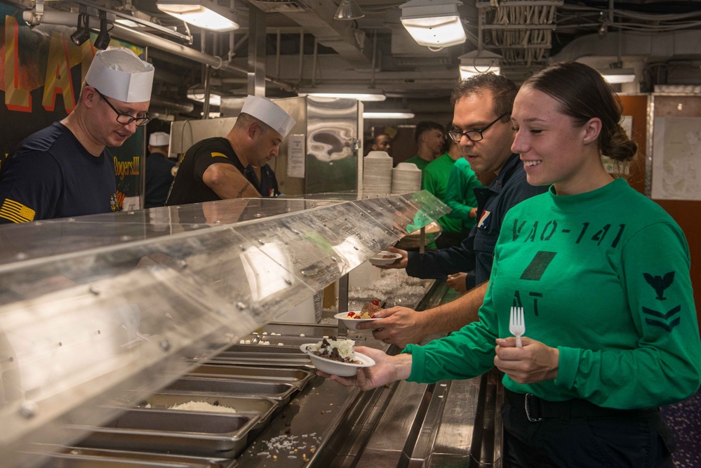 USS Ronald Reagan (CVN 76) hosts an ice cream social