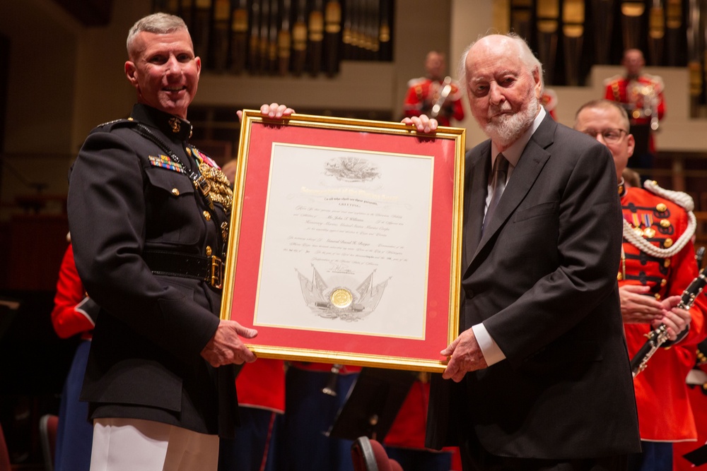 John Williams Becomes an Honorary Marine