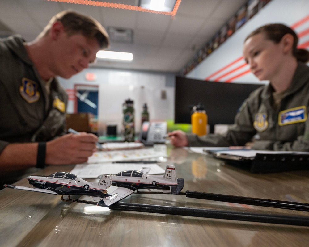 Pilots in the classroom.