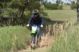 Dirt bikes, Soldiers: a safe mix