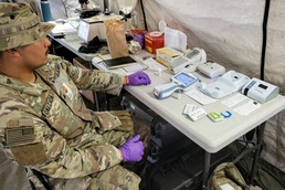 USAMMDA Warfighter Brain Health team puts TBI analyzer to test during Global Medic