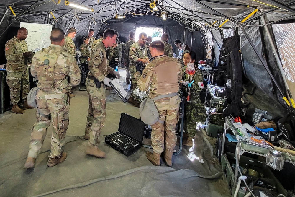 USAMMDA Warfighter Brain Health team puts TBI analyzer to test during Global Medic