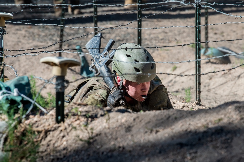 USAFA BCT Class of 2027 Assault Course