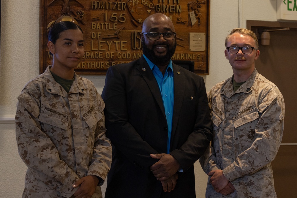 ASYMCA honors MCAGCC Service Members of the Quarter