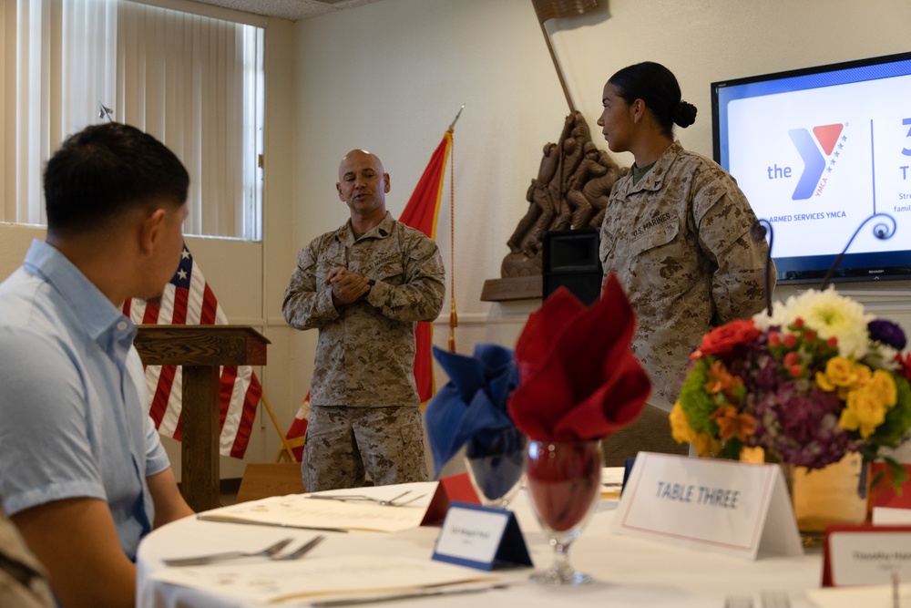 ASYMCA honors MCAGCC Service Members of the Quarter