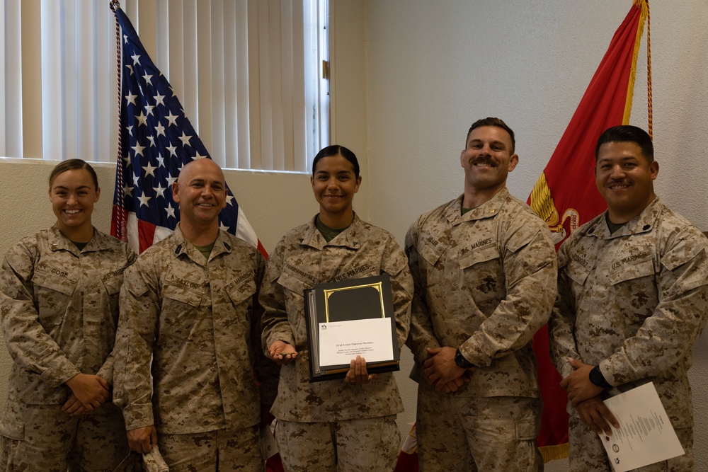 ASYMCA honors MCAGCC Service Members of the Quarter