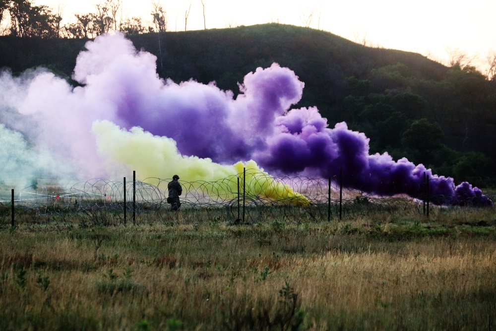 153rd Engineer Battalion holds breach-of-a-complex-obstacle training event