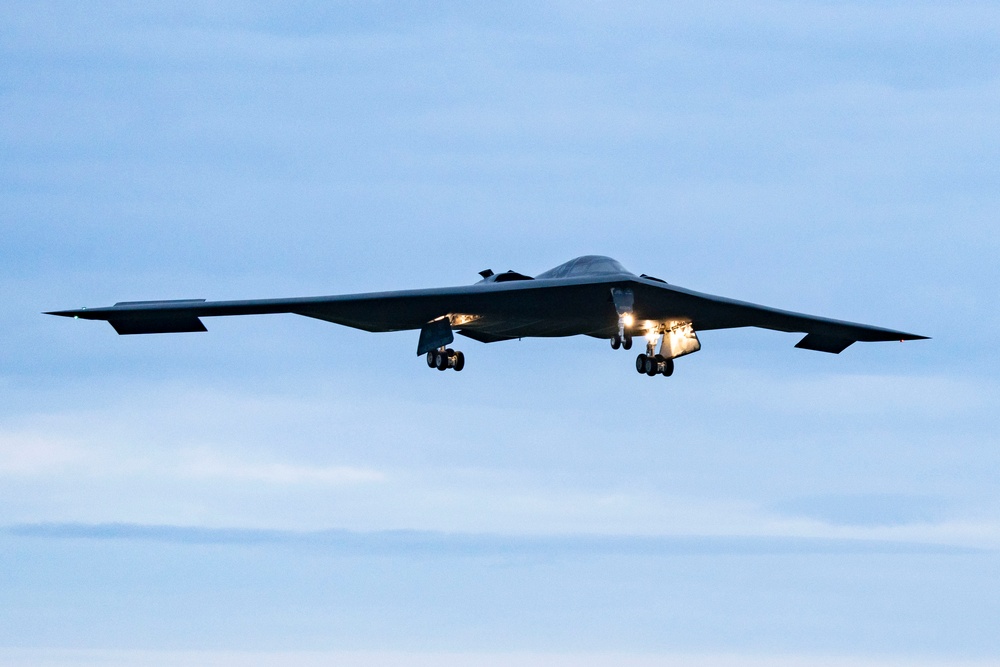 B-2 Spirit visits JBER