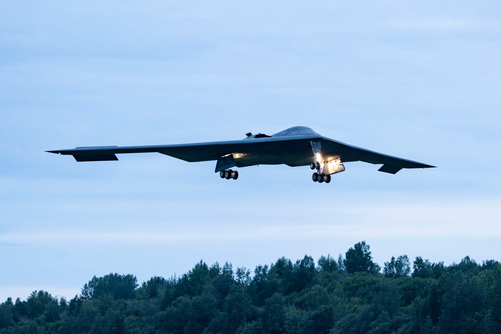 B-2 Spirit visits JBER