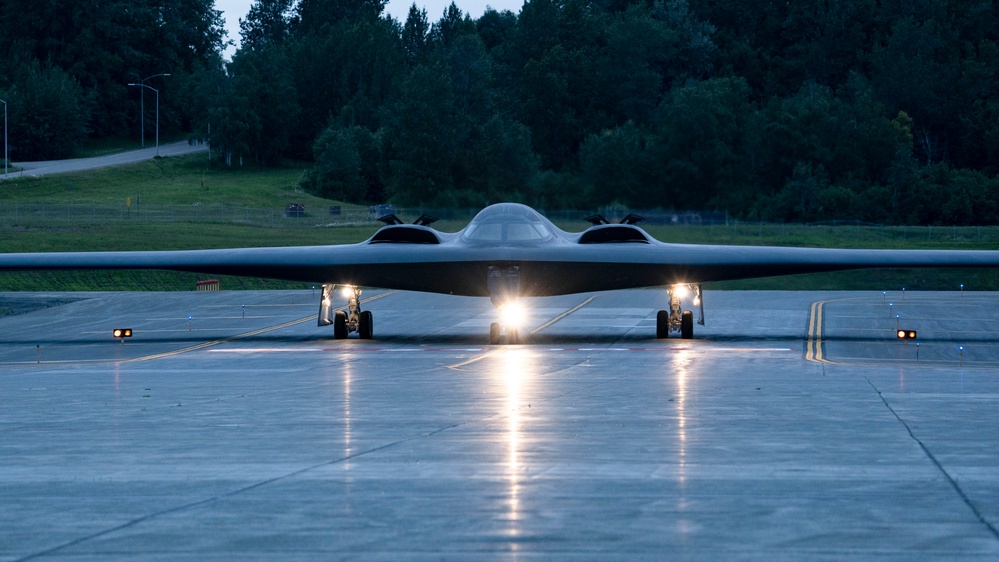 B-2 Spirit visits JBER