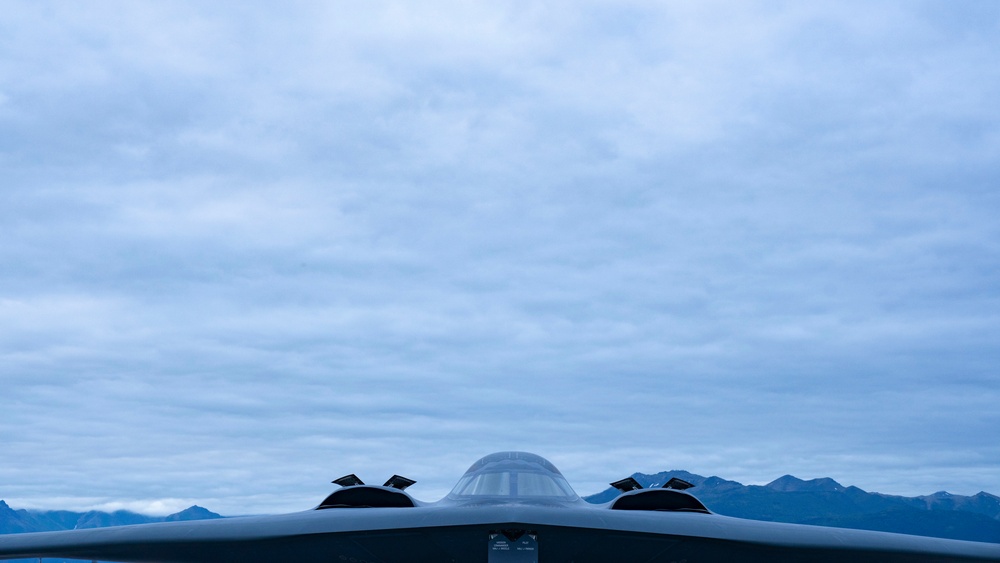 B-2 Spirit visits JBER