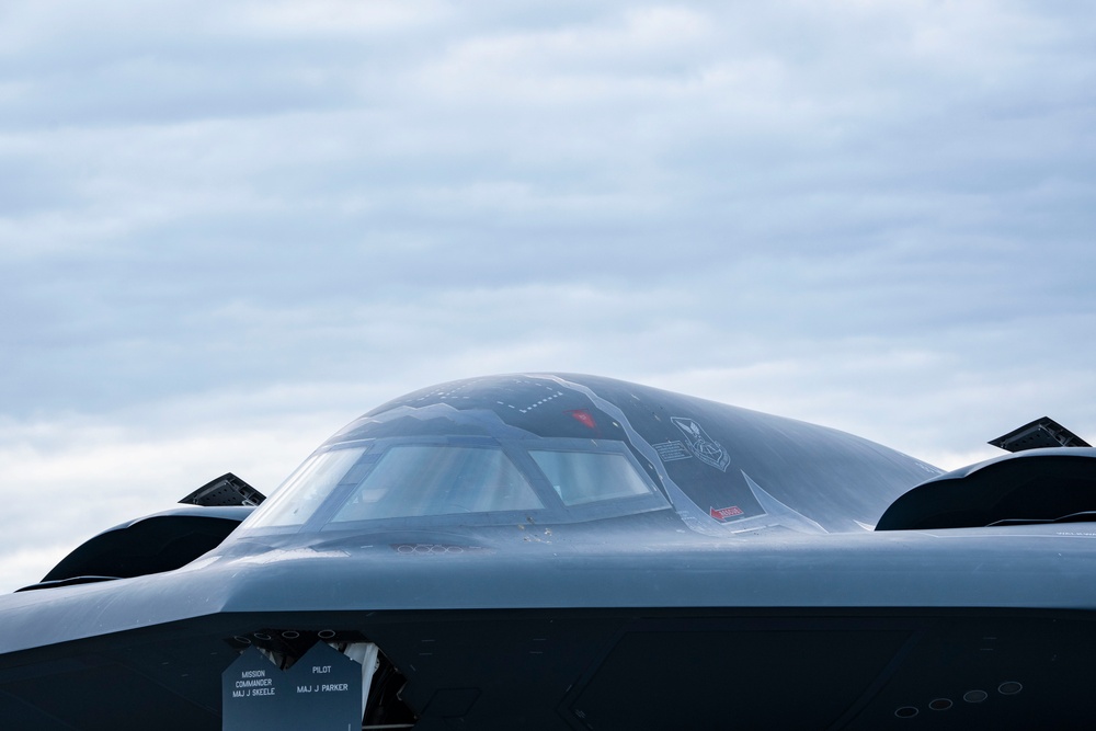 B-2 Spirit visits JBER