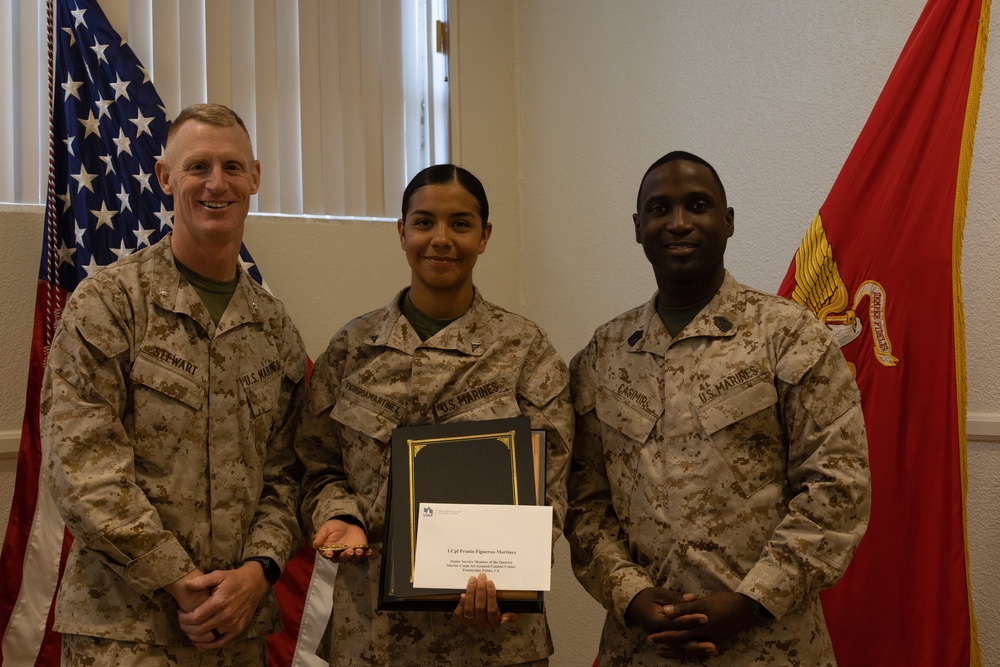 ASYMCA honors MCAGCC Service Members of the Quarter