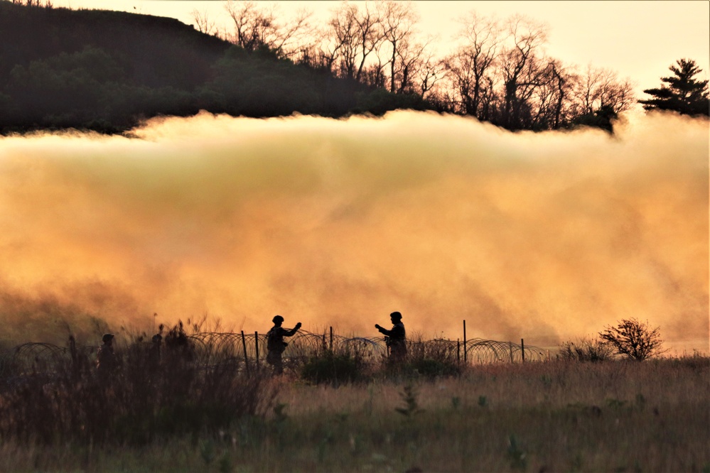 South Dakota National Guard’s 153rd Engineer Battalion holds breach-of-a-complex-obstacle training event at Fort McCoy