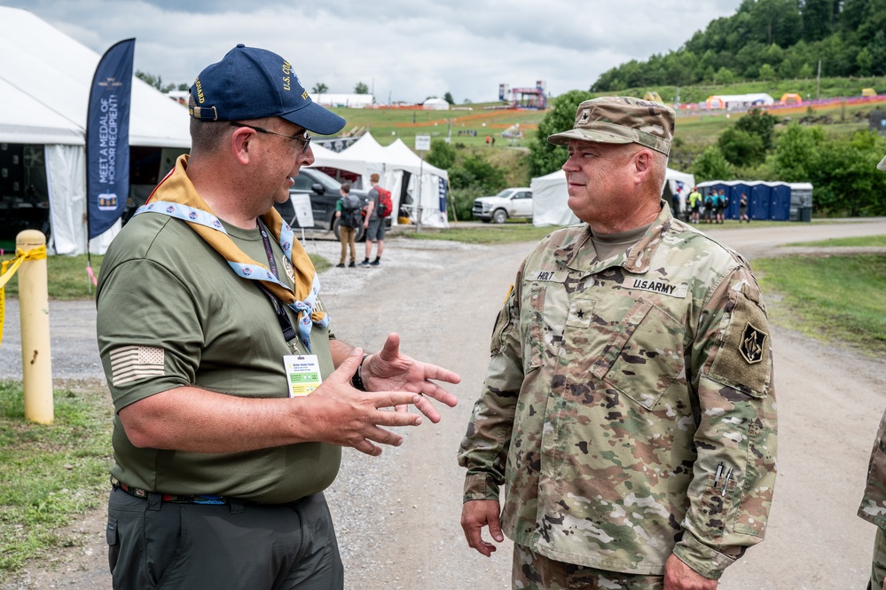 U.S. Military provides support to 2023 National Jamboree