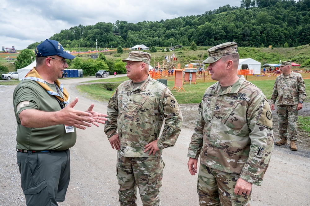 U.S. Military provides support to 2023 National Jamboree