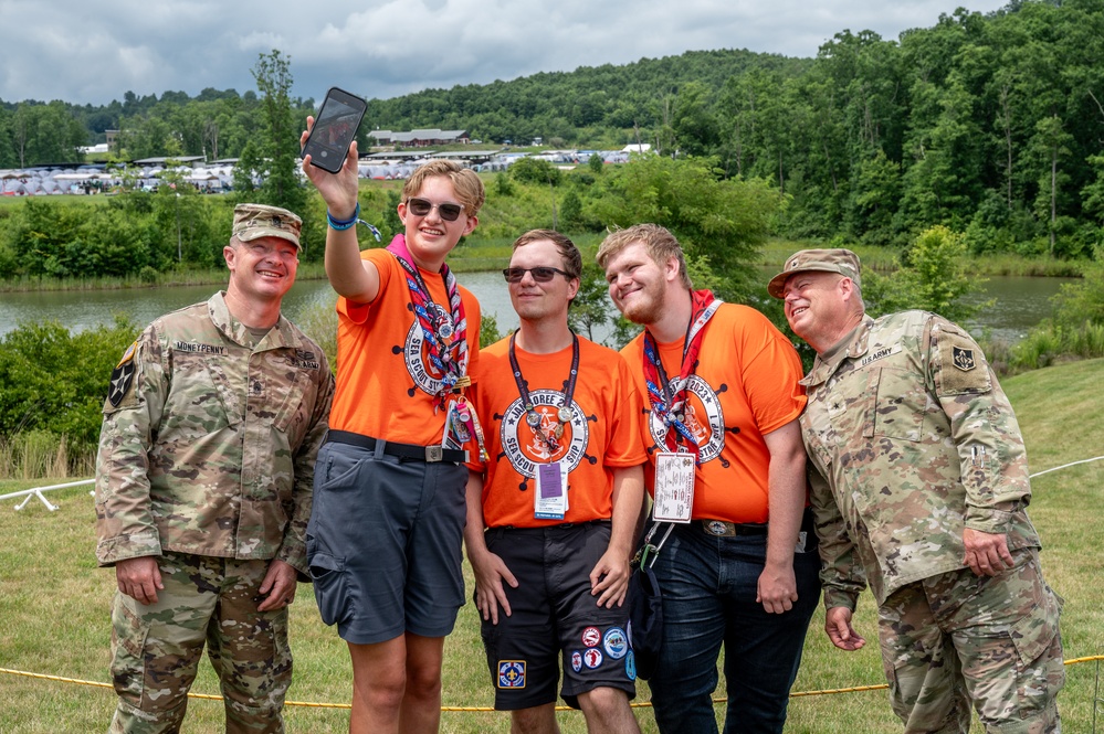 U.S. Military provides support to 2023 National Jamboree