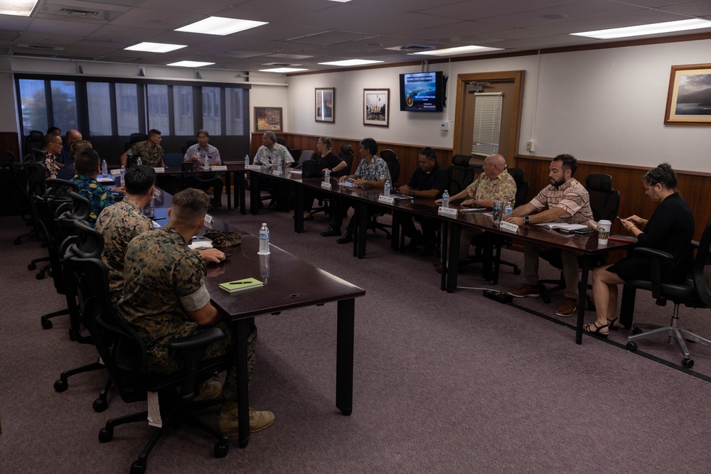 MCBH Leadership Meets with the Honolulu Board of Water Supply