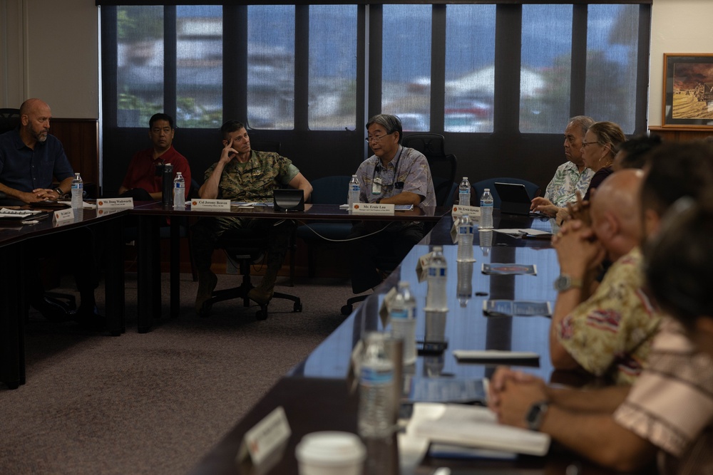 MCBH Leadership Meets with the Honolulu Board of Water Supply