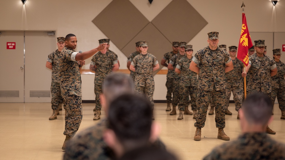 B Co, H&amp;S Bn, MCIPAC Company Commander Change of Command