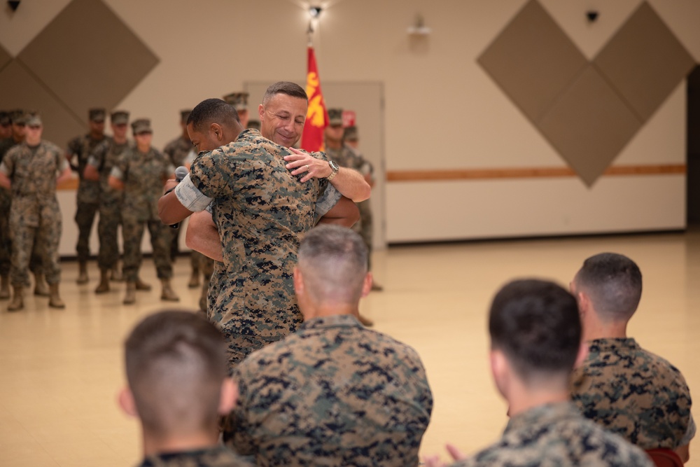 B Co, H&amp;S Bn, MCIPAC Company Commander Change of Command