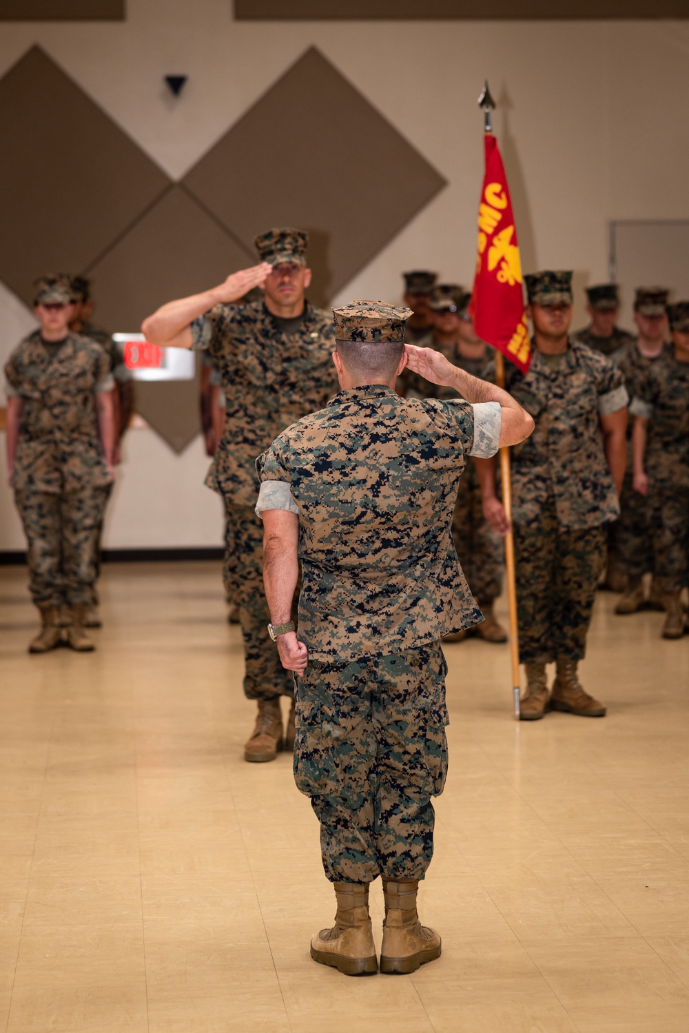 B Co, H&amp;S Bn, MCIPAC Company Commander Change of Command