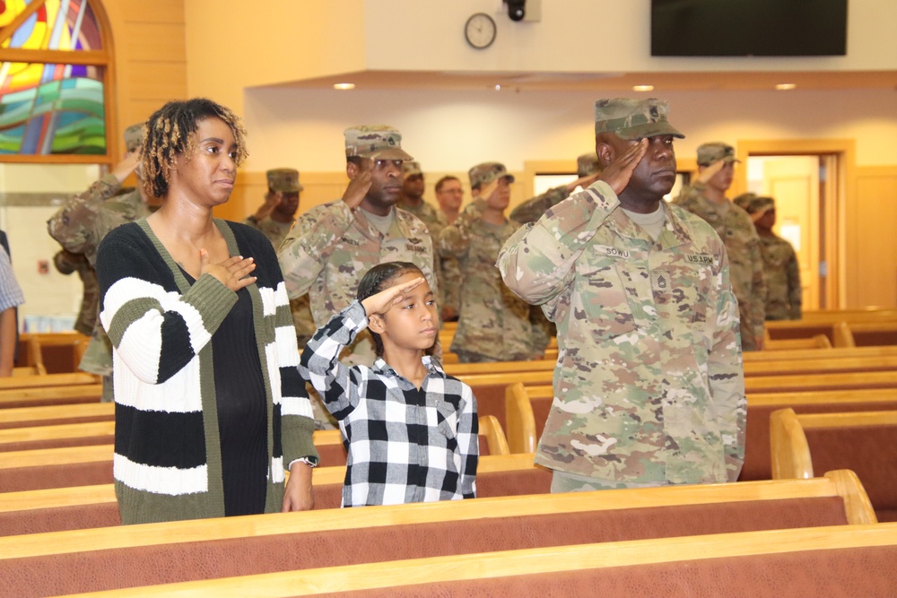 403rd AFSB welcomes Harvey as new command sergeant major