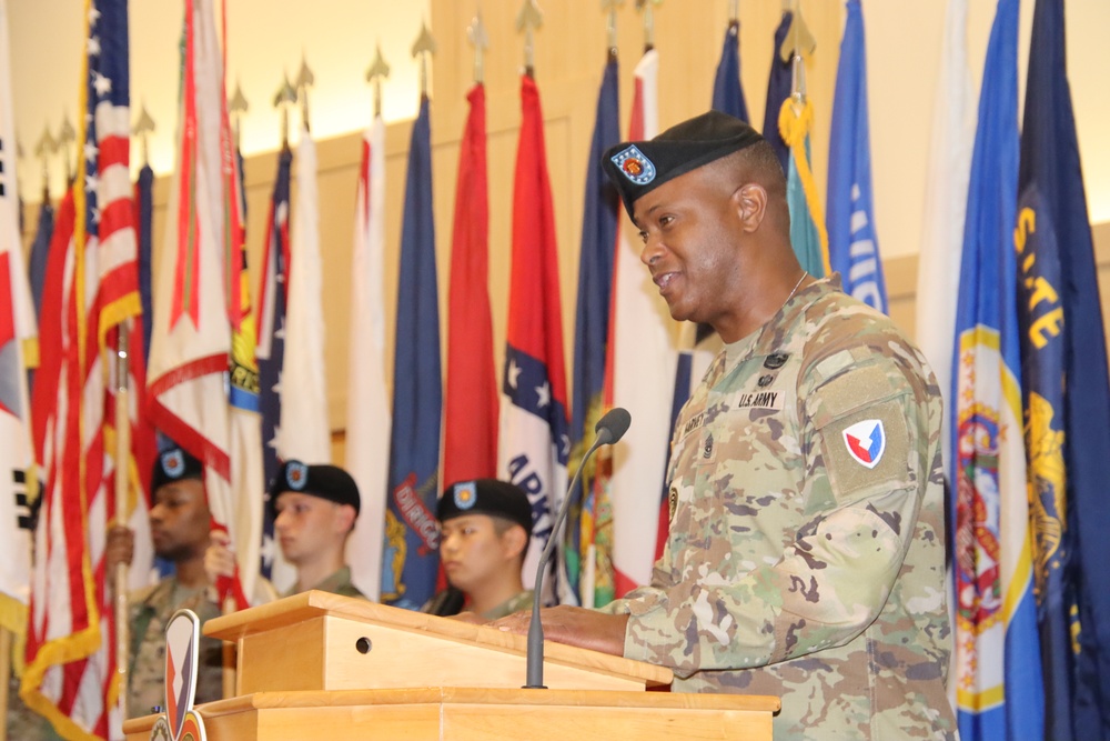 403rd AFSB welcomes Harvey as new command sergeant major