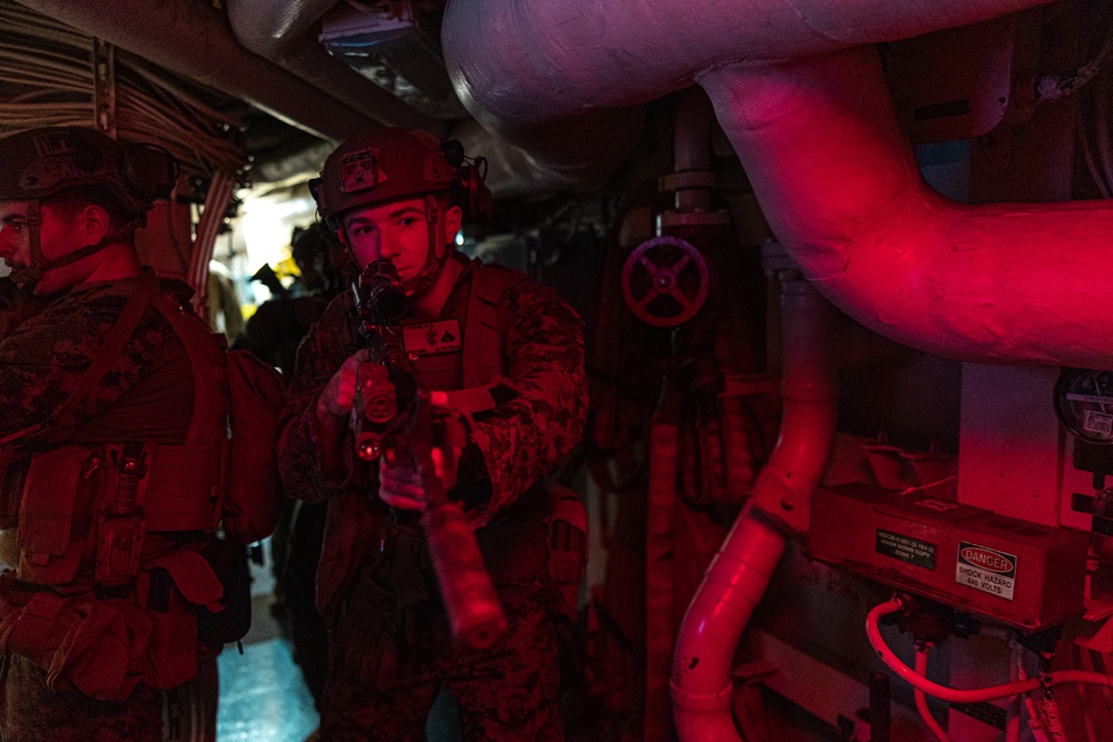 Close Quarters Training aboard the USS Green Bay