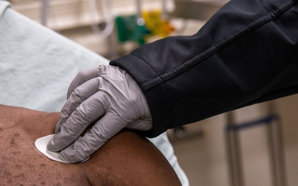 180FW Medics perform a 12-lead EKG