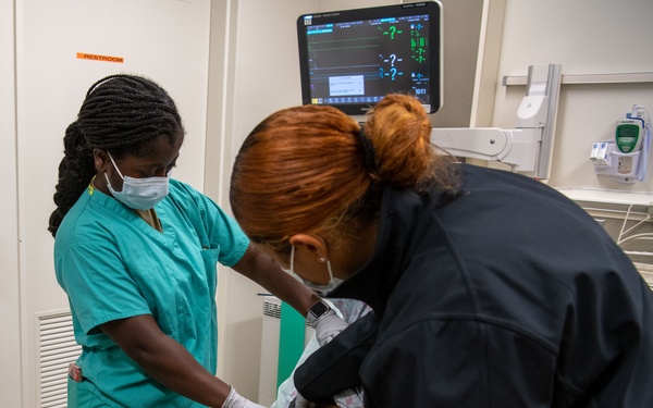 180FW Medics perform a 12-lead EKG