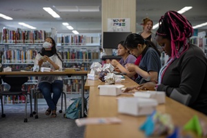 Sasebo MWR Library Winter Origami