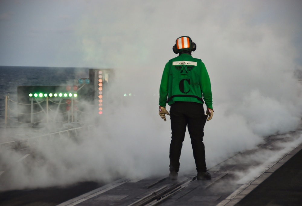 USS Ronald Reagan (CVN 76) conducts flight operations