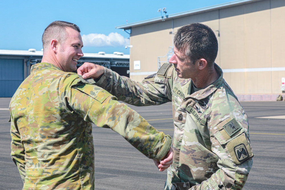 Battle Group Griffin Patching Ceremony
