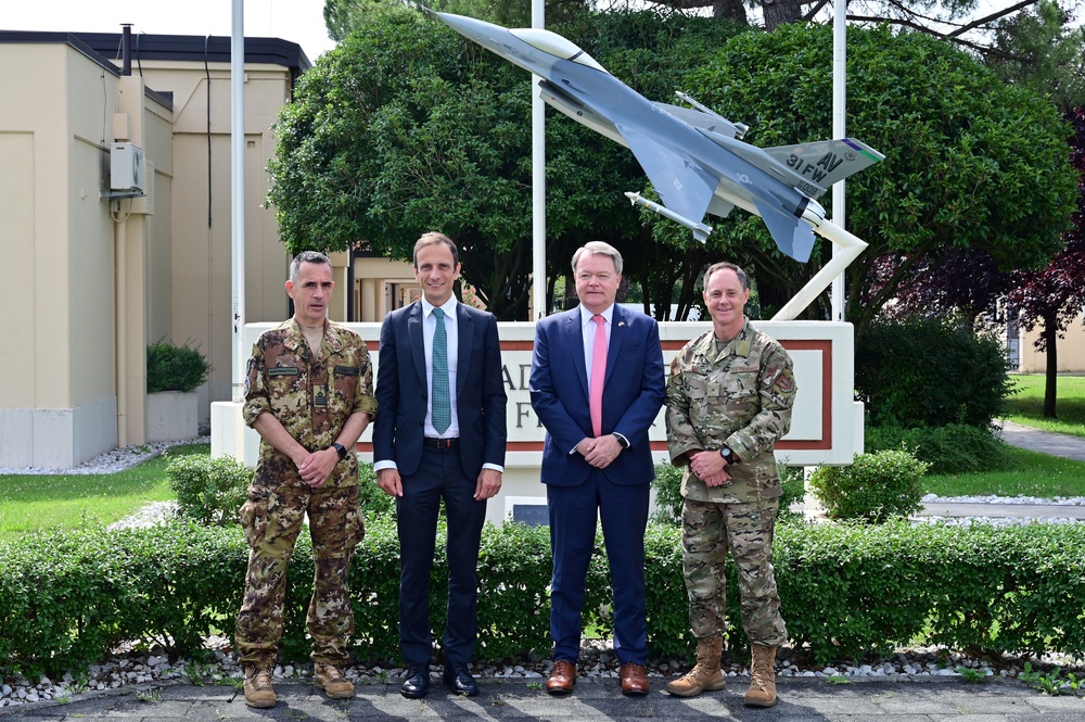Aviano hosts FVG president and Consul General Milan