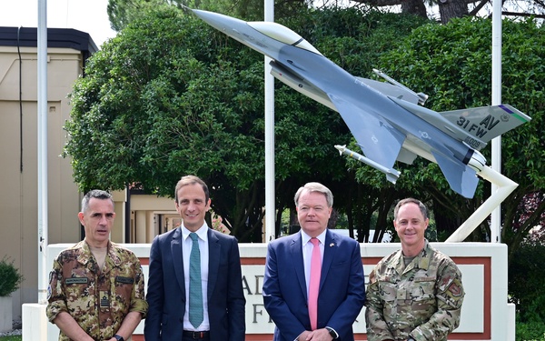 Aviano hosts FVG president and Consul General Milan