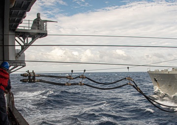 USS America (LHA 6) Conducts Replenishment-at-Sea With USNS Yukon (T-AO 202)