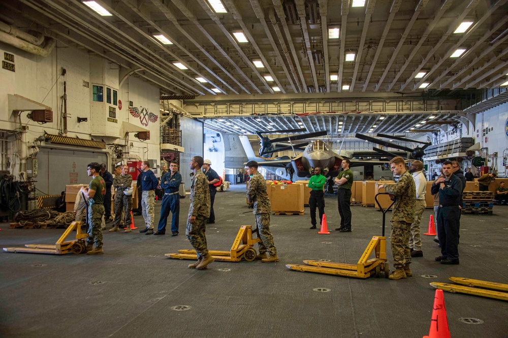 USS America (LHA 6) Conducts Replenishment-at-Sea With USNS Yukon (T-AO 202)