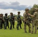 U.S. Army Soldiers from 1st Special Forces Group (Airborne) collaborate prior to a training event with Royal Thai Army soldiers on air assault operations during Hanuman Guardian 2023