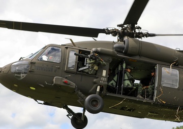 Royal Thai Army soldiers train alongside U.S. Army counterparts on air assault operations during Exercise Hanuman Guardian 2023