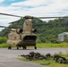 Royal Thai Army soldiers provide security to a landing zone during air assault operations as part of Exercise Hanuman Guardian 2023