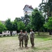 Maj. Gen. Hoyle meets with 7th ATC Commander to observe tank training