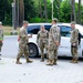 Maj. Gen. Hoyle meets with 7th ATC Commander to observe tank training