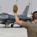 F-16s arrive at ADAB