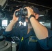 Ens. Boyd Scans the Horizon