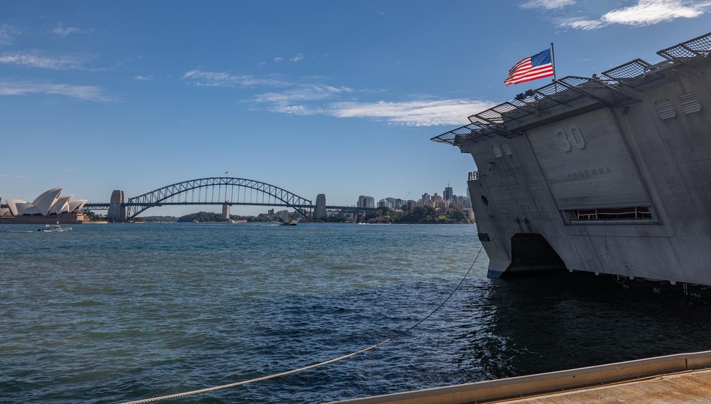 USS Canberra (LCS 30) Commissioning Week in Sydney